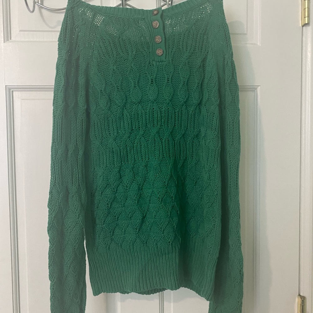 Green sweater